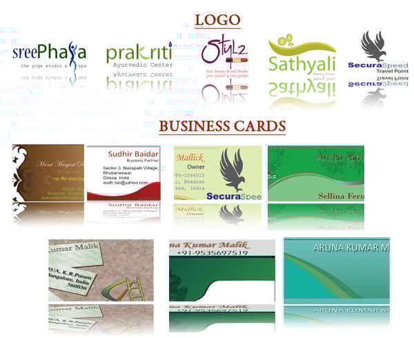 create cool and professional 3D logo and business car...