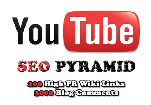 create a Youtube Seo Link Pyramid with 200 High PR Wiki Links Plus 3000 Blog Comments 