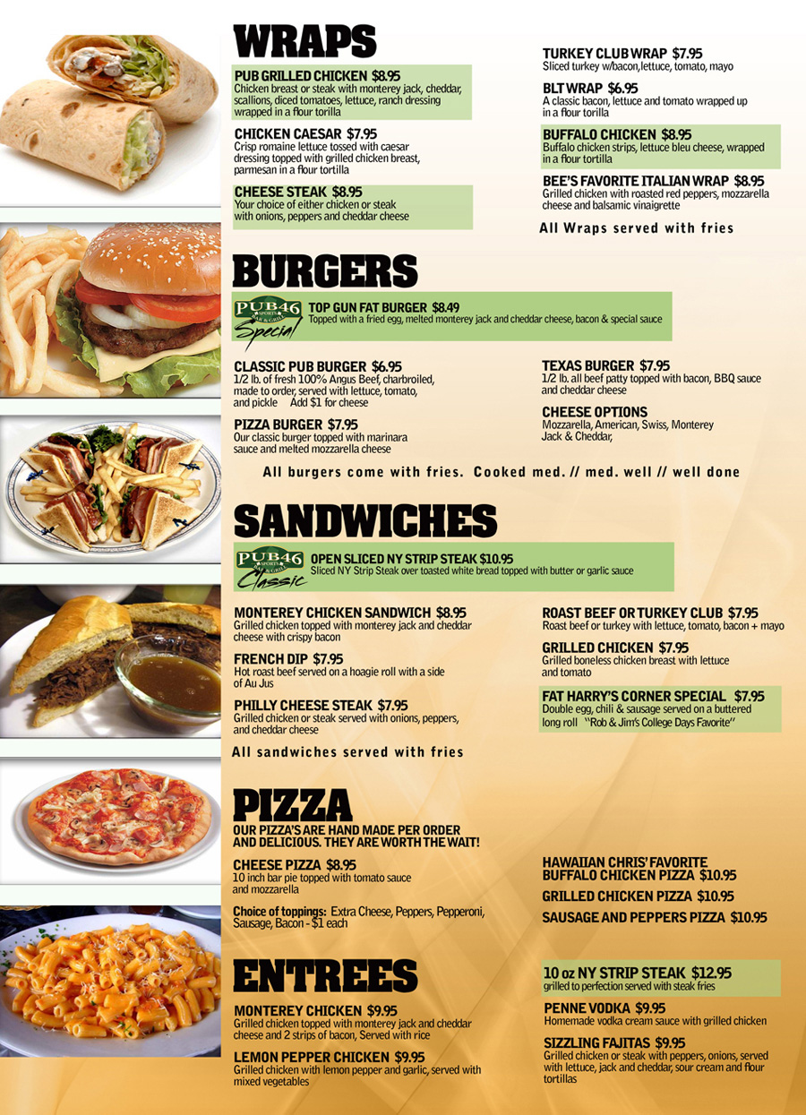 Menu Chart