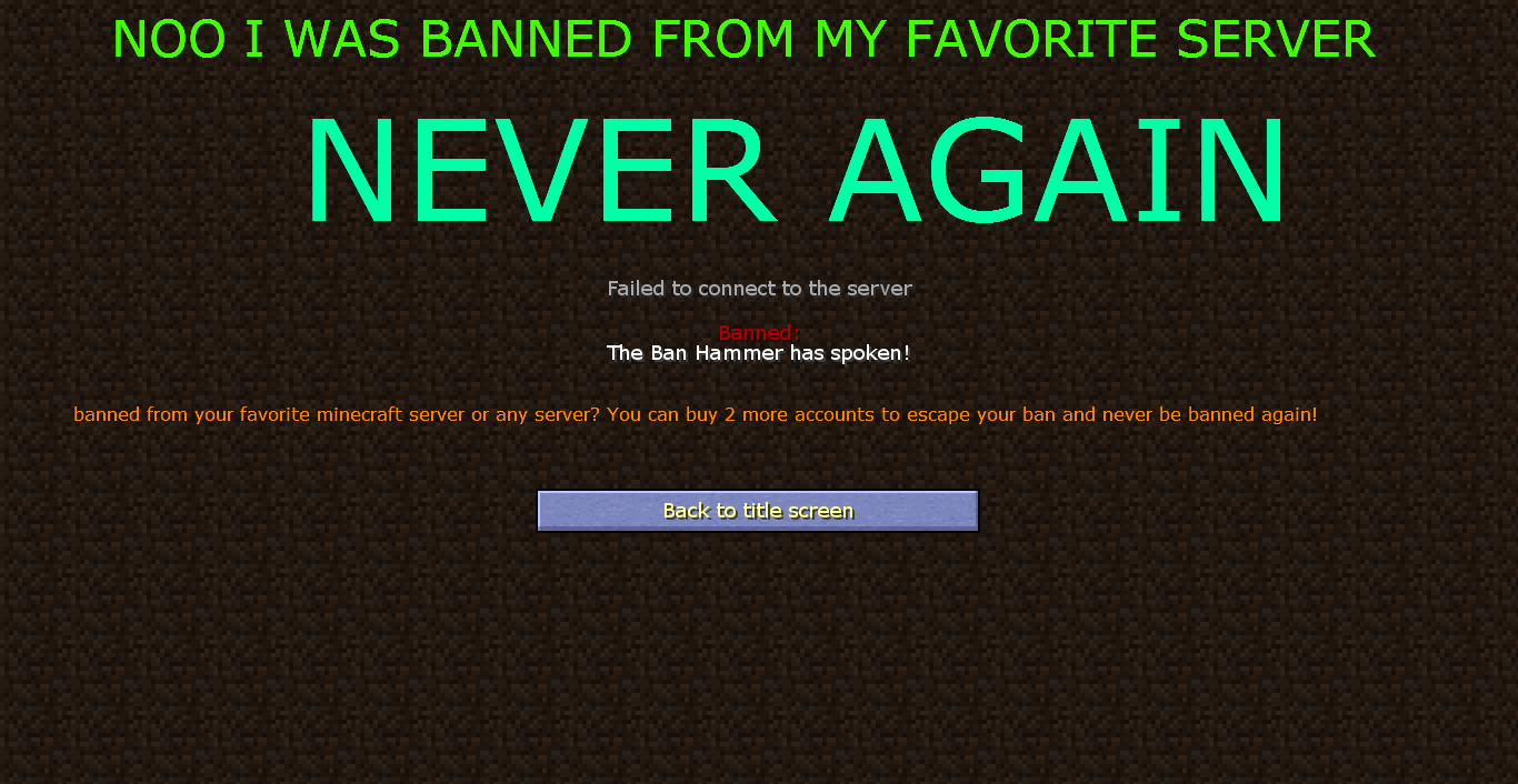 Скачай майнкрафт бан бан. Альт в майнкрафт. Minecraft banned from the Server. The ban Hammer has spoken. Banned перевод.