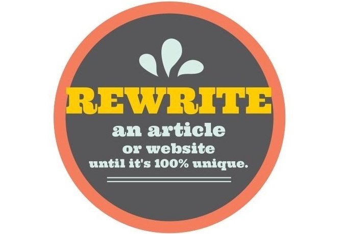 I will rewrite 250 words by hand with Copyscape Certi...