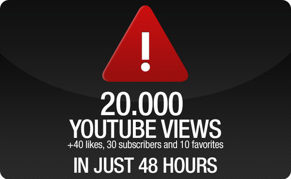 get you 20500+ Very Fast youtube views, 35+ likes, 20+ subscribers, 10+ favorites in 72 hours, all in one package to boost your video 