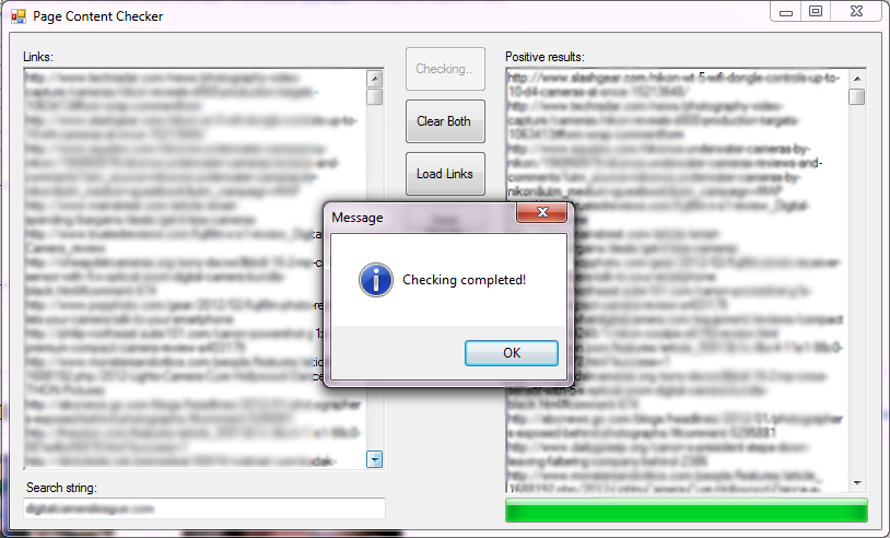 give you website content checker