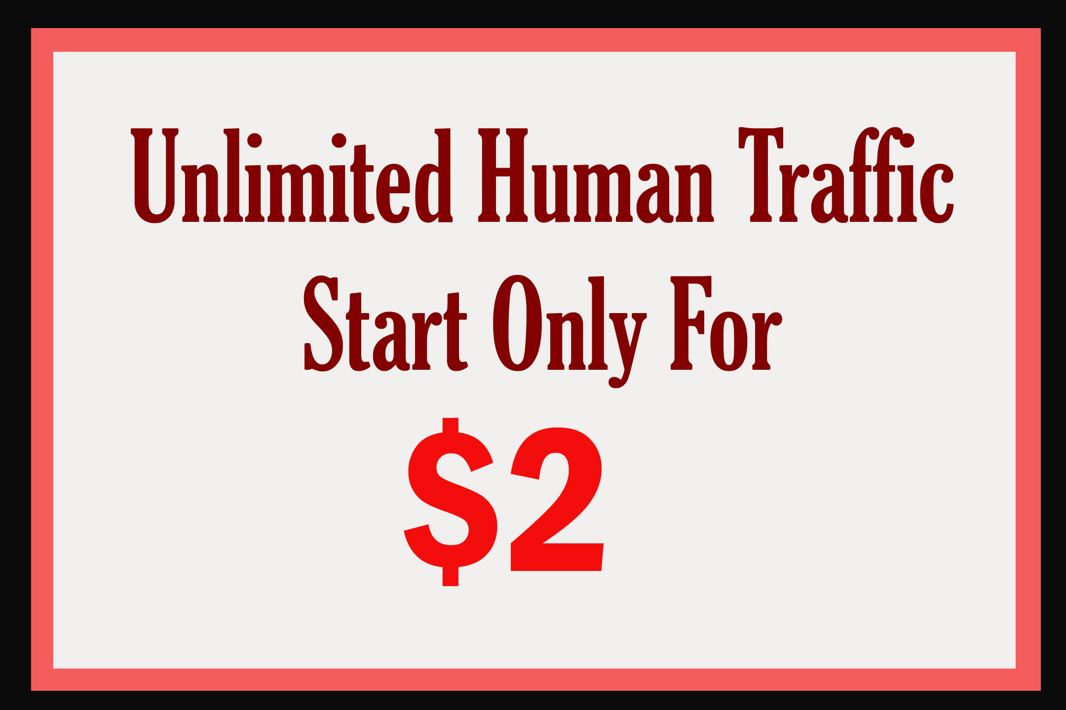 Start with real Website Traffic 