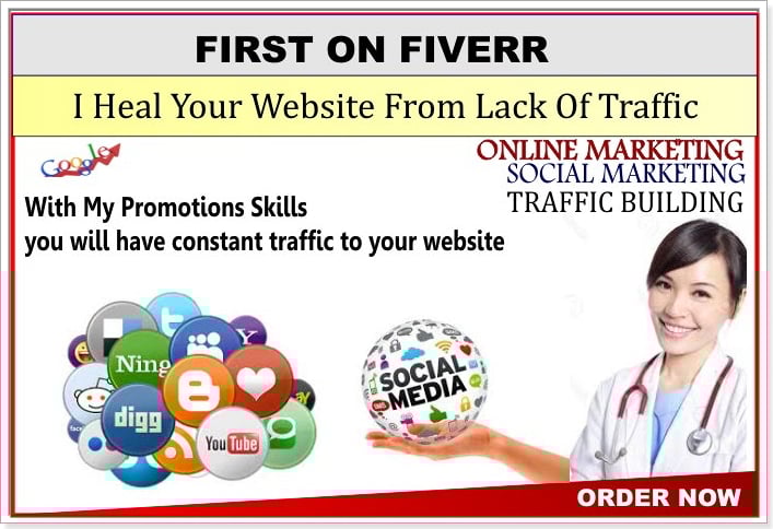 I will heal your WEBSITE from lack of traffic for 