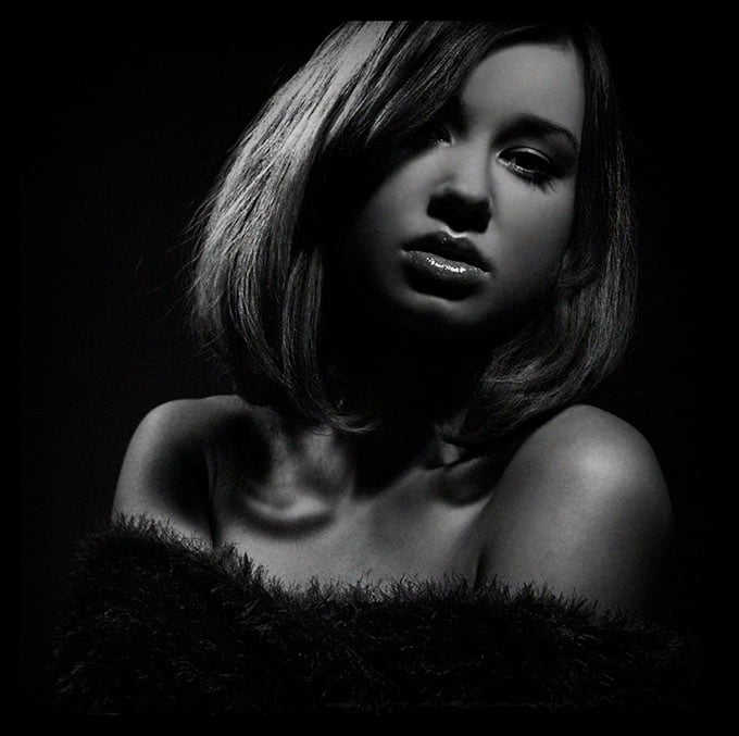 High Quality Retouching, three versions of picture