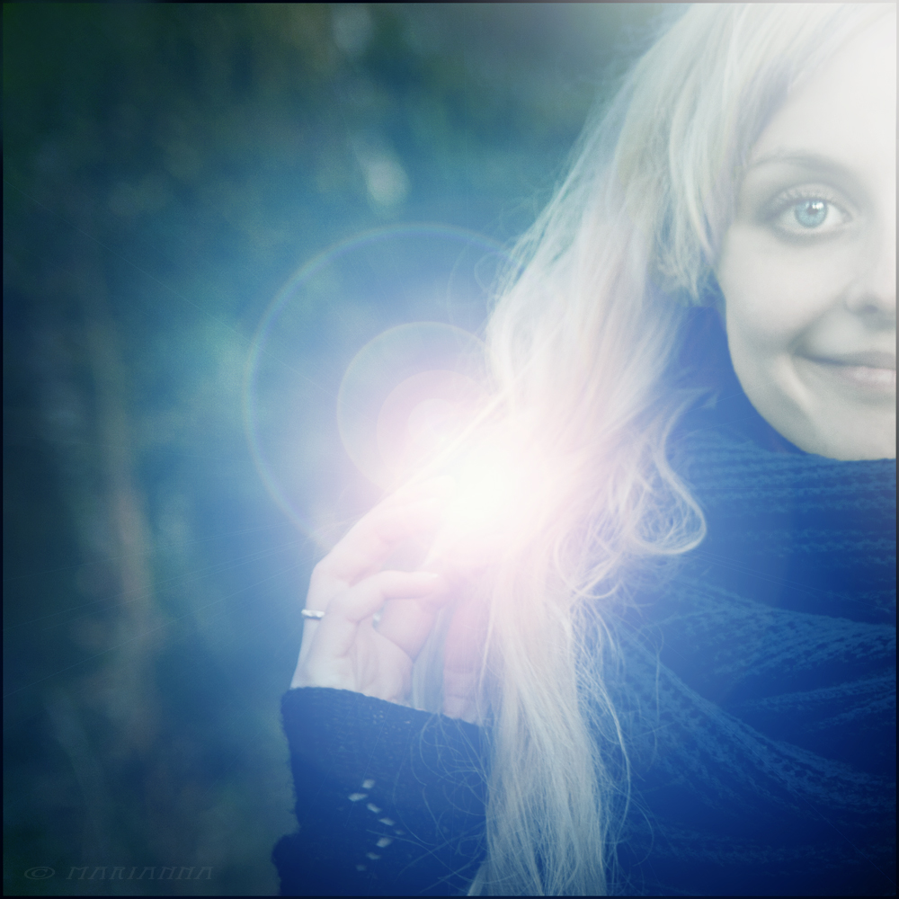 High Quality Retouching, three versions of picture