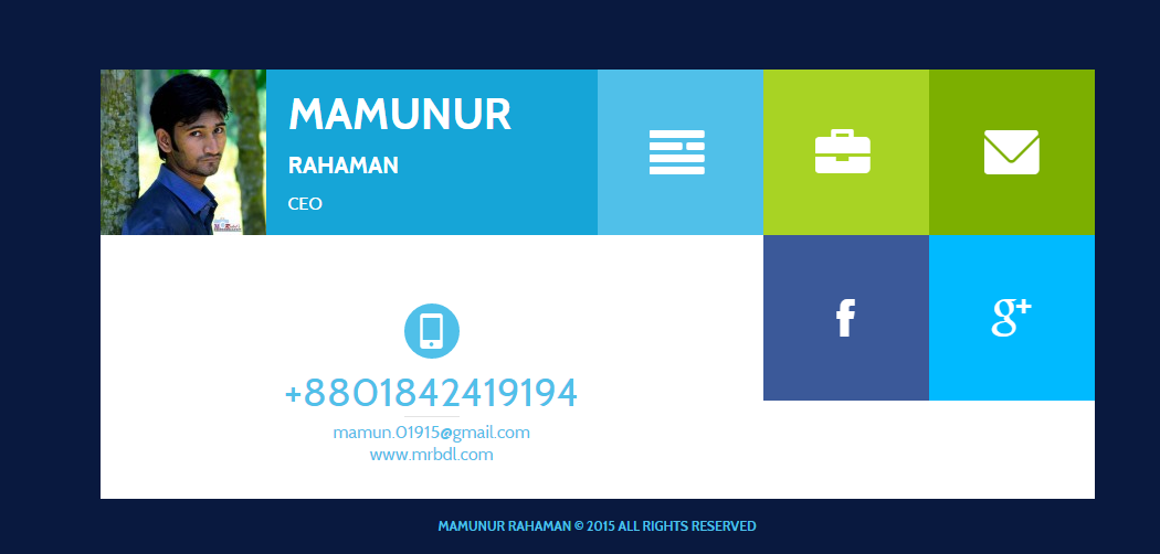 Create your own online CV 