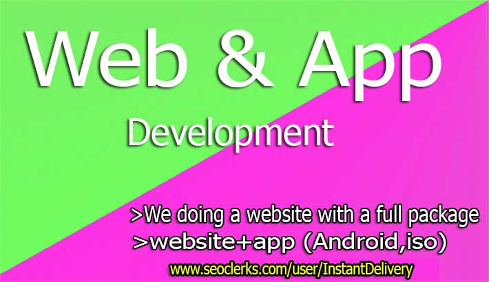 I Will Android App, Iso App, Full Website, Development Only