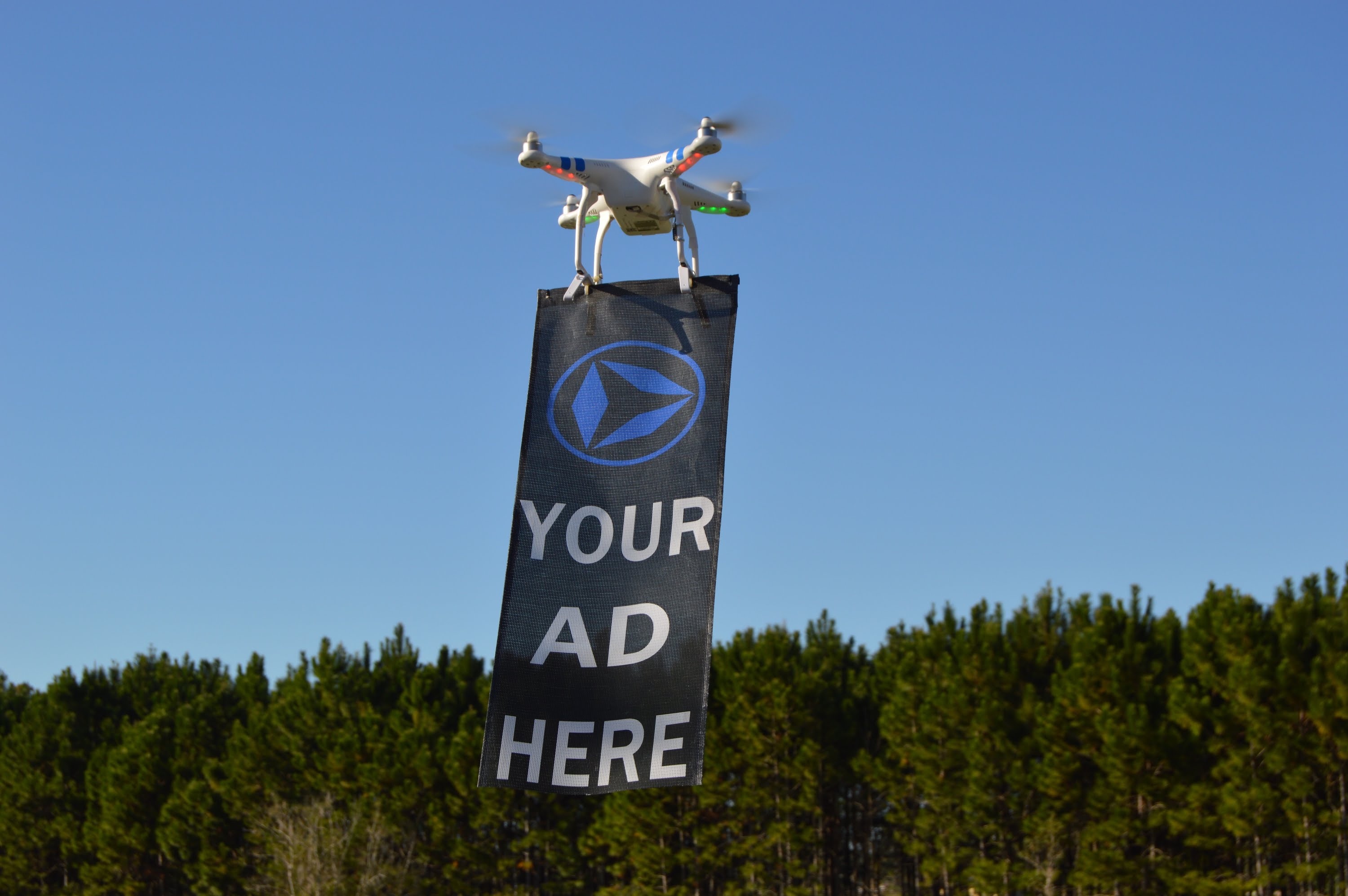 dele Mandag flicker I will put a banner with a message on a drone for $5 - SEOClerks