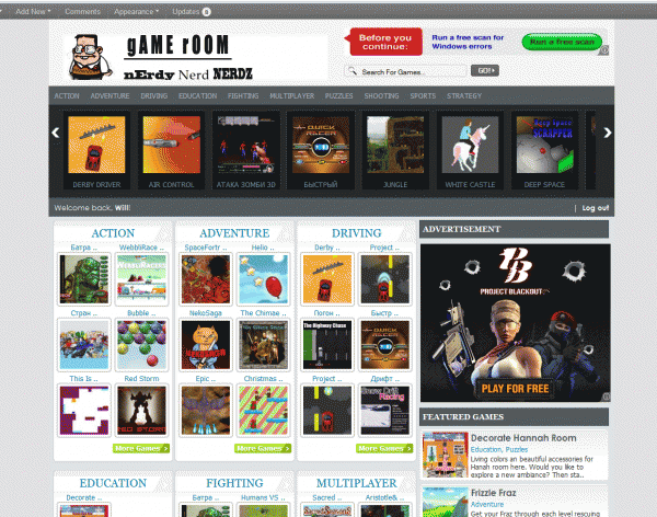 create SEO friendly Wordpress auto pulling flash games website