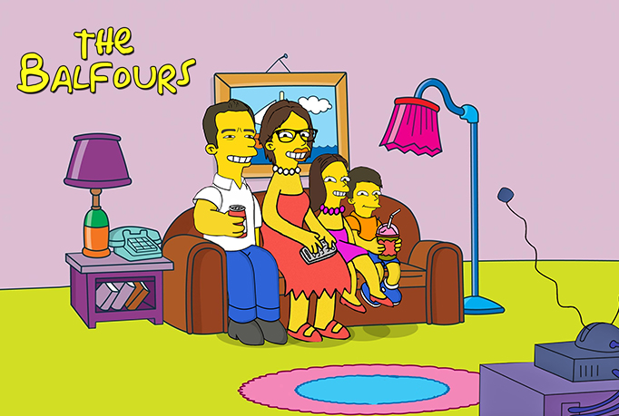 draw your full body as a simpsons cartoon character