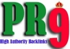 create 10 Top Quality Backlinks from !! &reg; PR9 Authority Sites in Real Angela Style Penguin Update Friendly for 