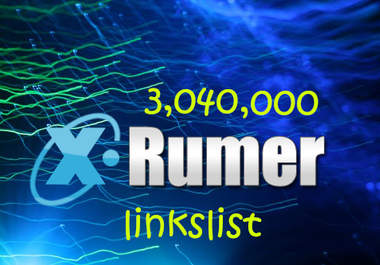 give you 3,020,000 xrumer links list no DUPLICATES 