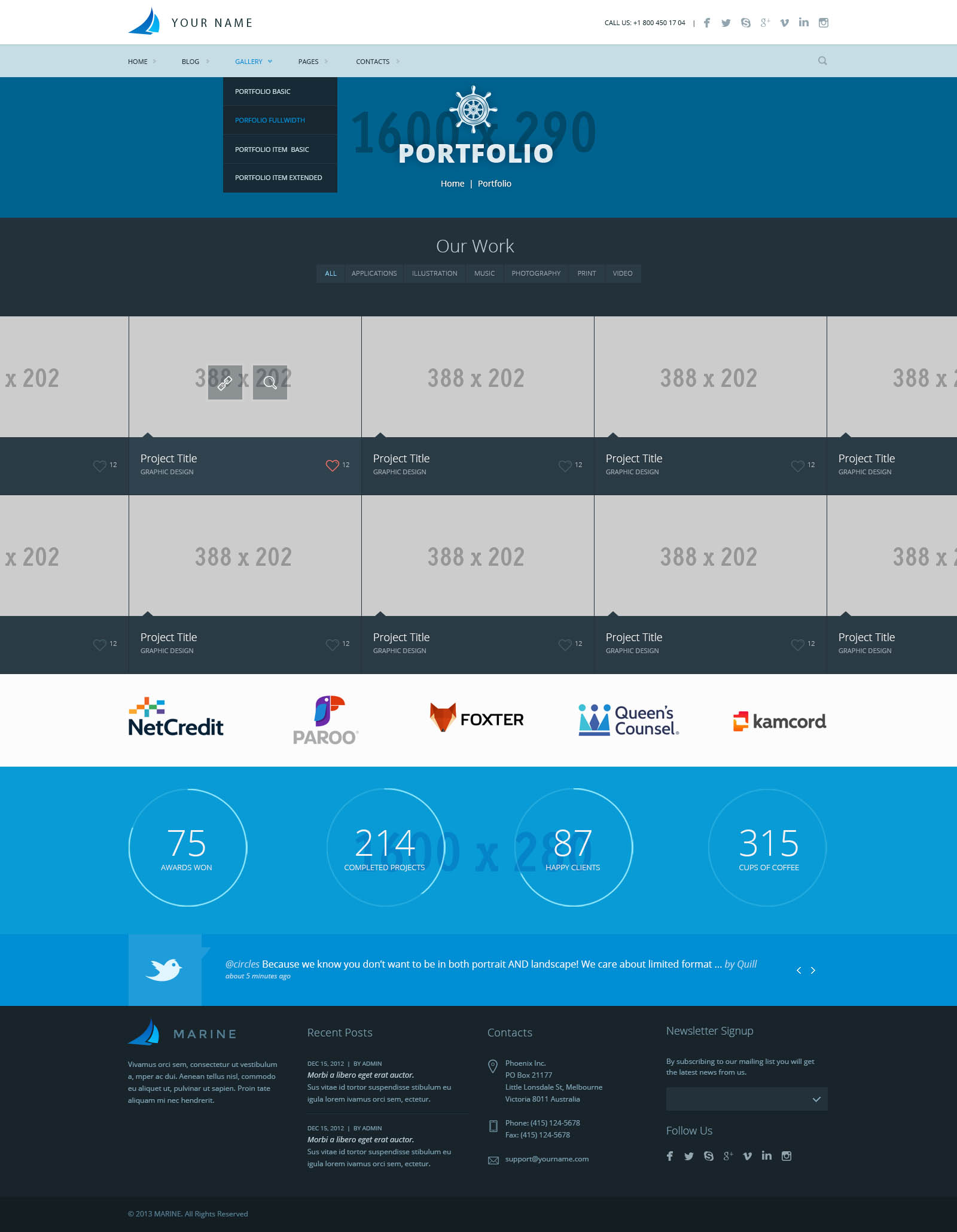 Portfolios website, personal portfolio website