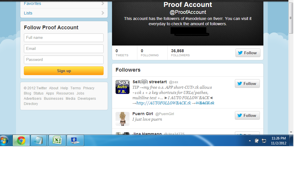 add more 35,000 real looking twitter followers to your account