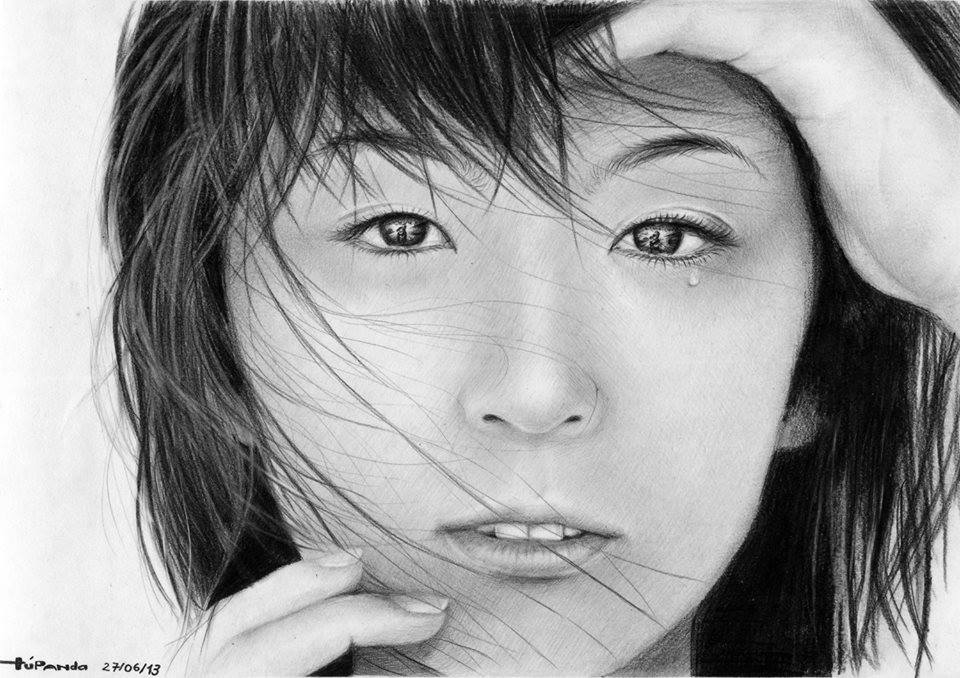 Drawing any picture with a pencil