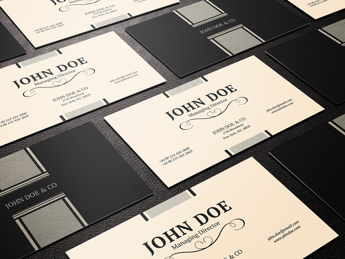 i create  professional business cards