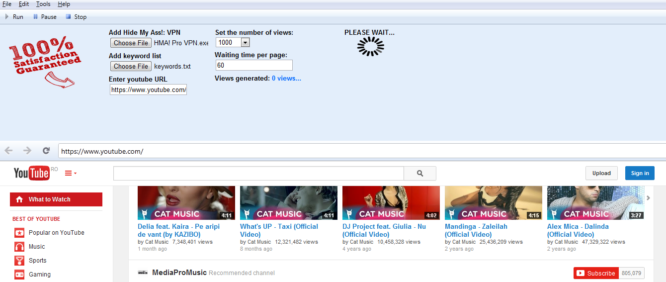 Youtube Bot Traffic By Keywords