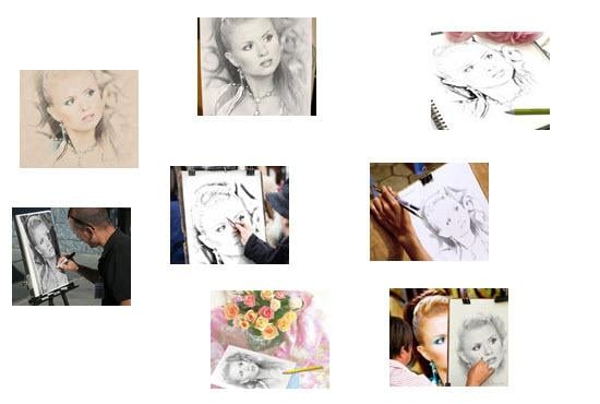 I will draw you a pencil drawing