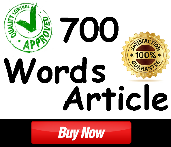 700 WORDS ARTICLE, SEO FRIENDLY, UNIQUE, QUICK DEL...