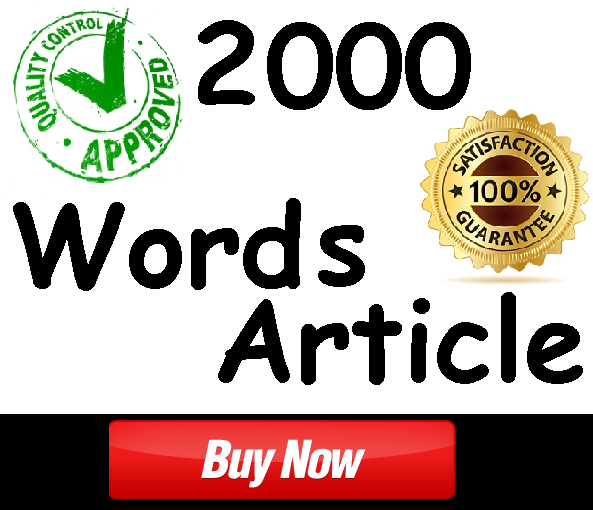 2000 WORDS ARTICLE, SEO FRIENDLY, UNIQUE, QUICK DE...