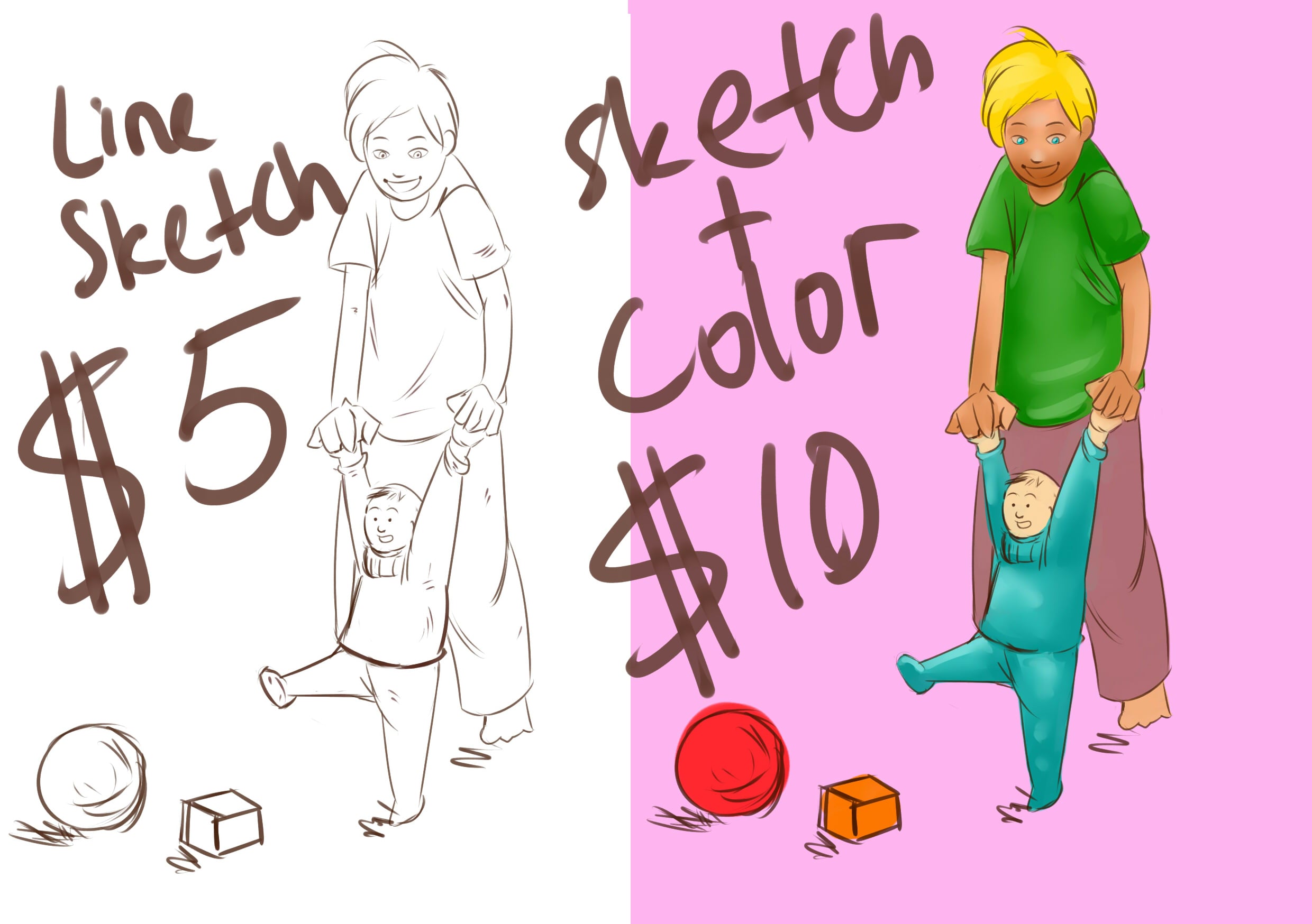 i will draw any illustration you want