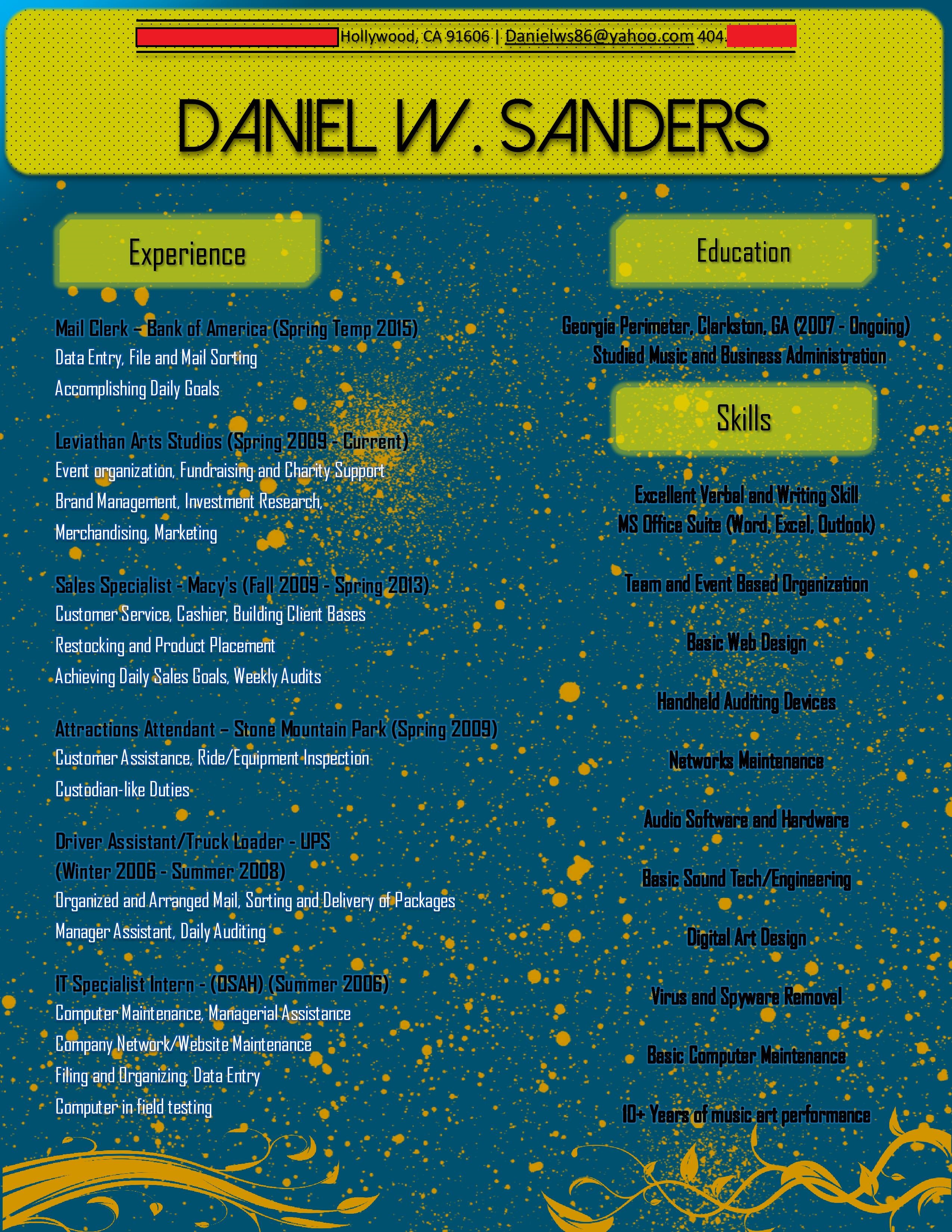 Redesign your Resume