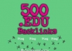 get 500 EDU links for your website, edu links for any type of url through blog comments