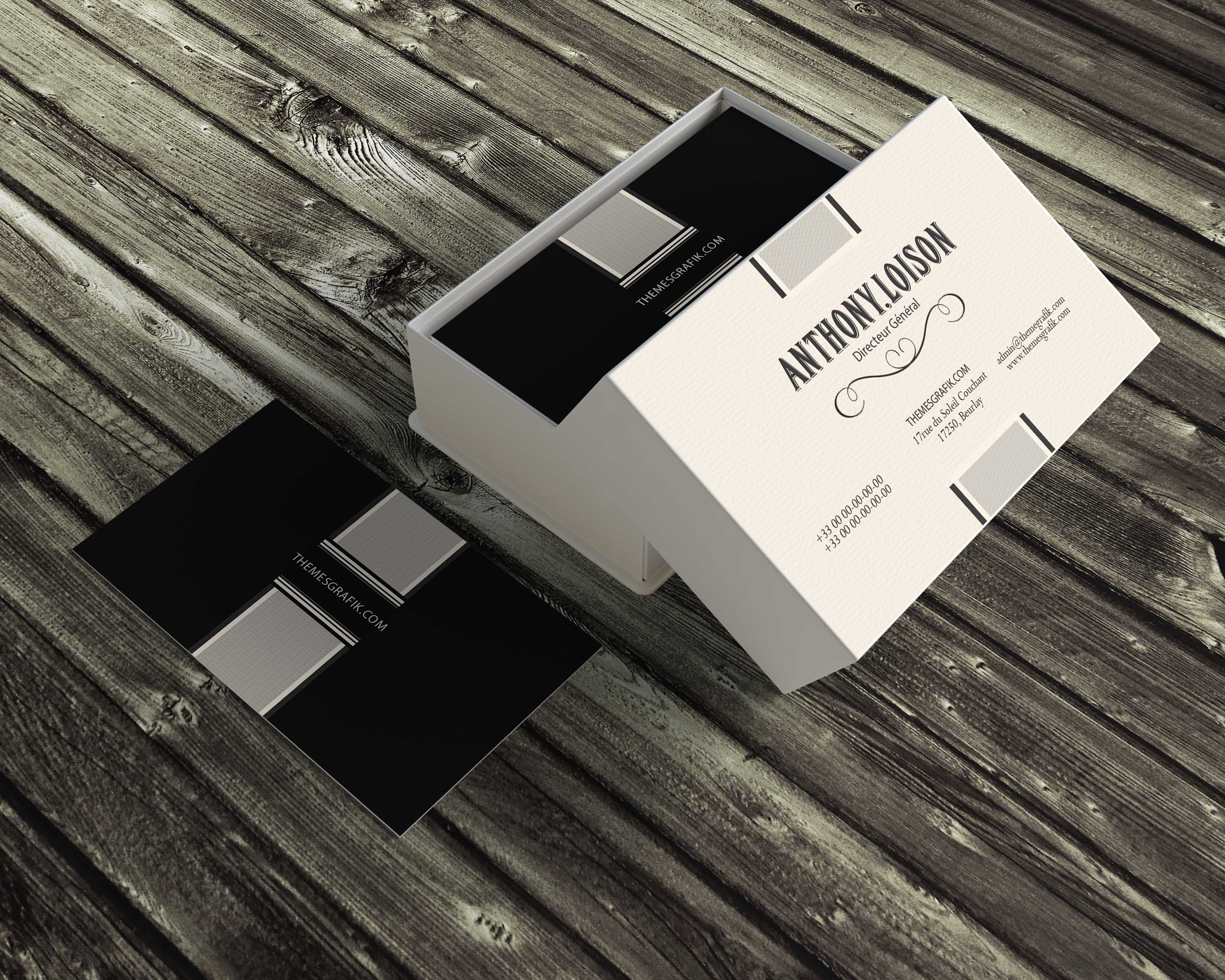I will design a professional and modern business card
