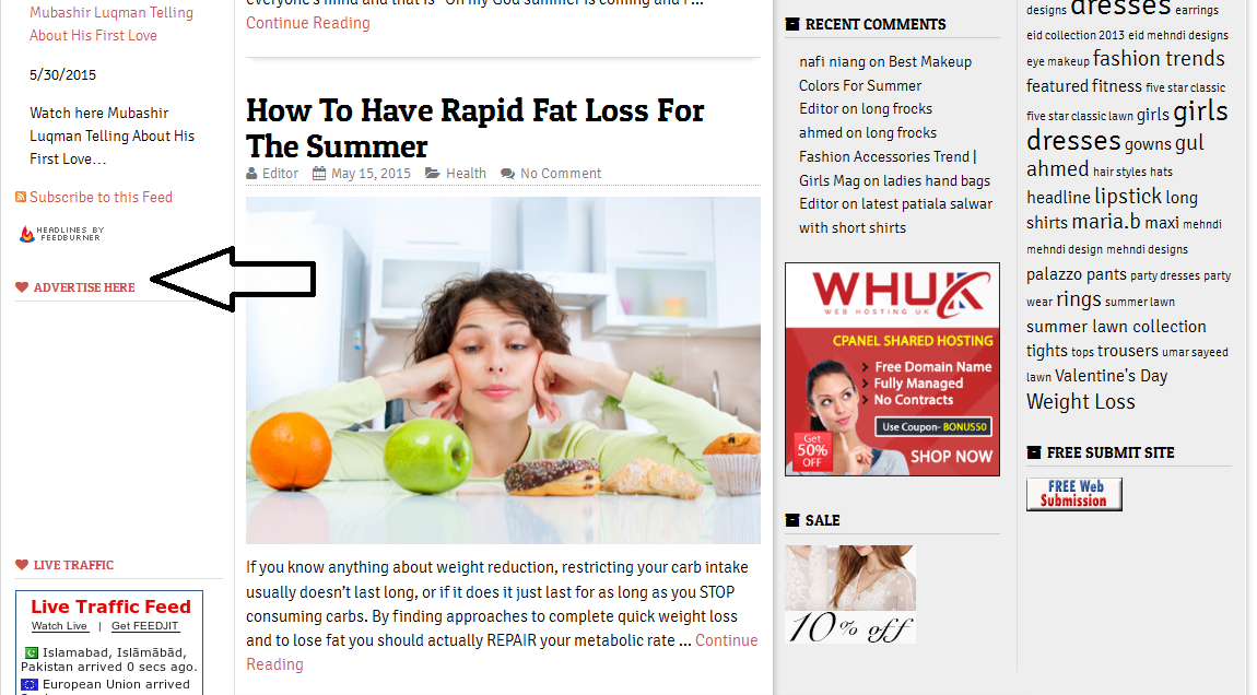 promote your product or website on my blog