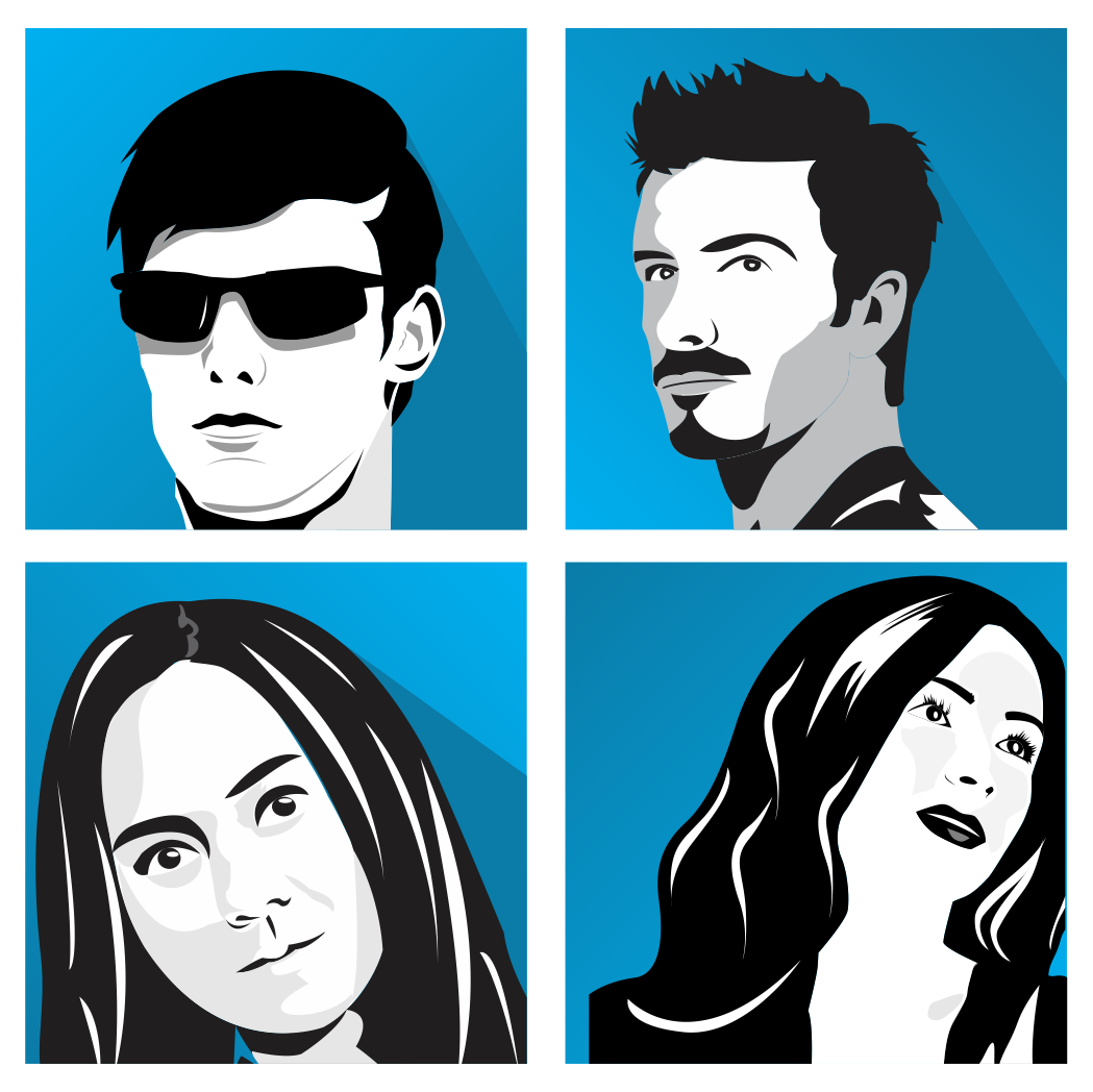 I will create AMAZING FLATSTYLE portrait caricature