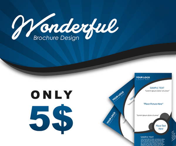 I will design AMAZING WOW brochure flyer invitation designs fast