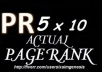 Create actual high pr backlinks of pr5, pr4, pr3, pr2 and pr1 and ultimate seo gig
