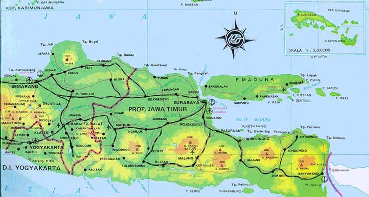 Lukisan Malang: Malang Tourism Map