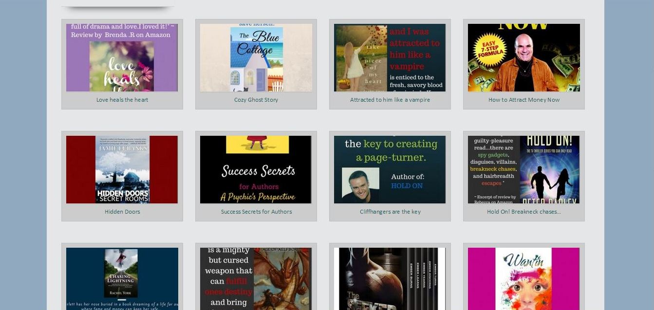 Article with Graphic about your BOOK on TWO blogs