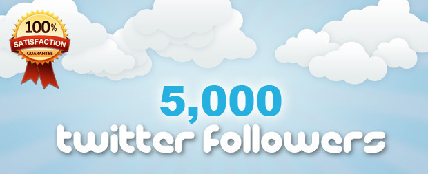 give you permanent 5000 twitter followers - 5000 twitter real followers