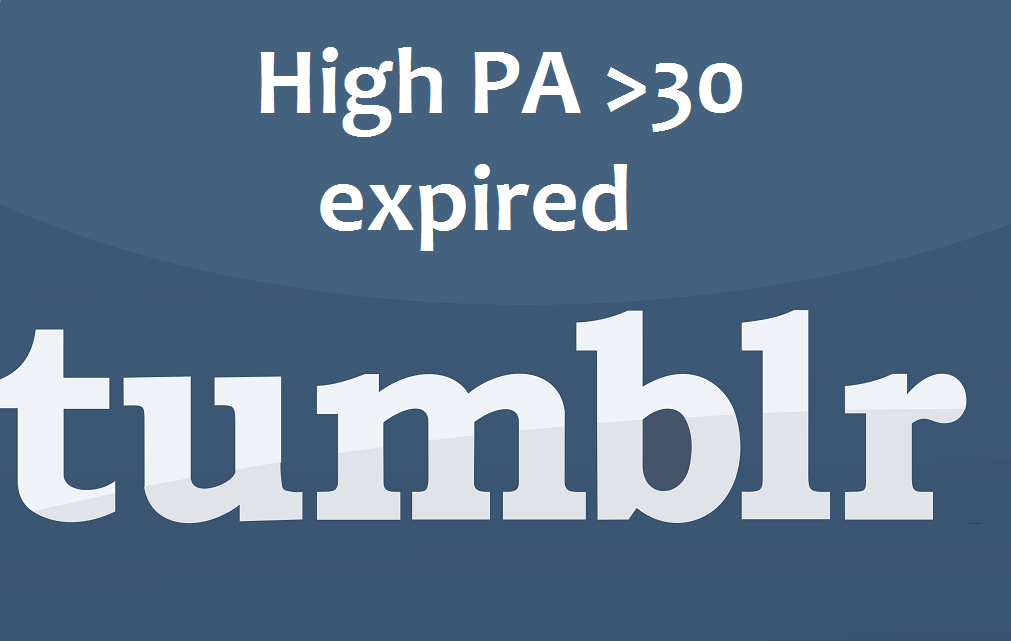 Expired Tumblrs Paradise, 4 high PA tumblrs