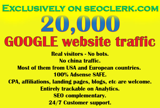 Get 20000++  Visitors from Google in less than one week