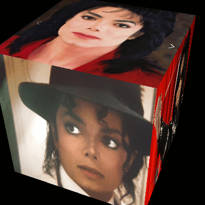 Creating your animated GIF avatar cube with 5 Photos.