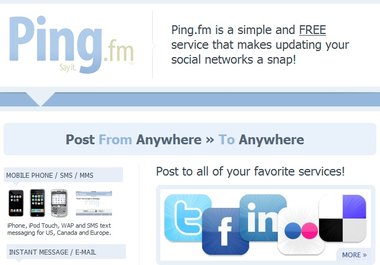 give you a Ping fm account creator, pingfm