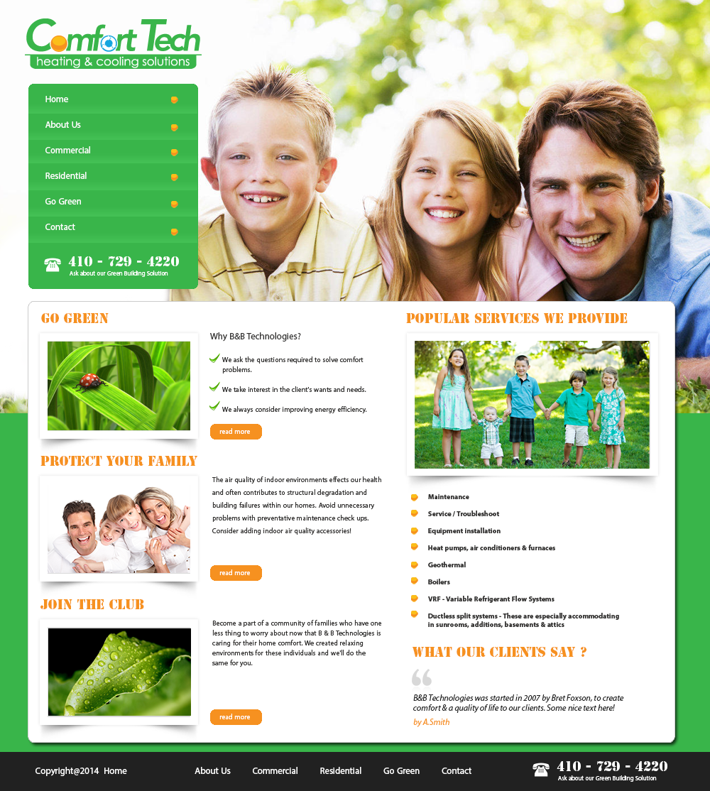 design or redesign existing website