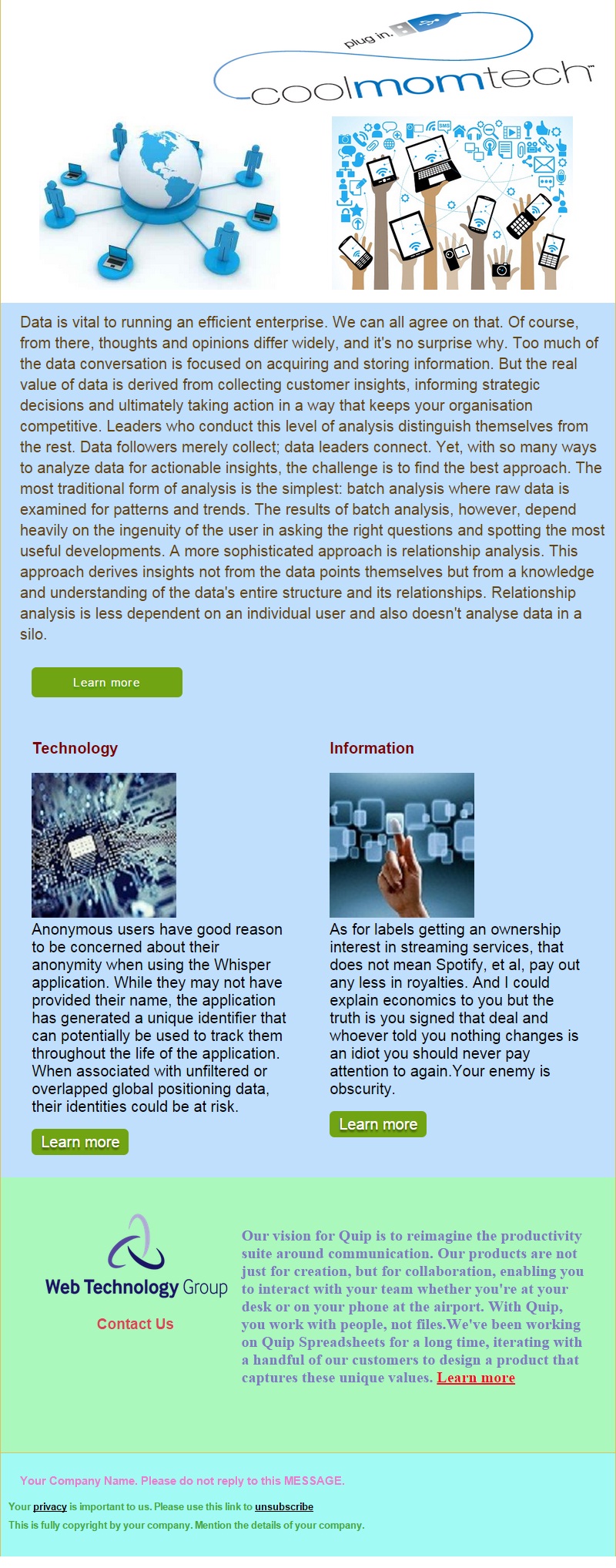 I will design responsive html email template