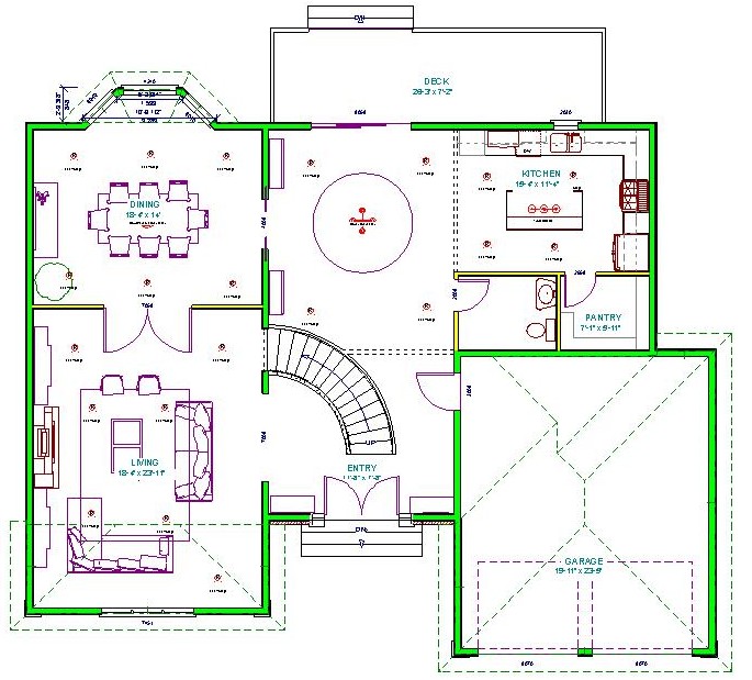Custom House drawing/rendering