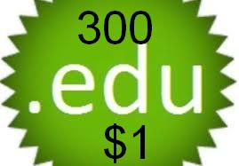 give you 300 edu backlinks in max 24 hours