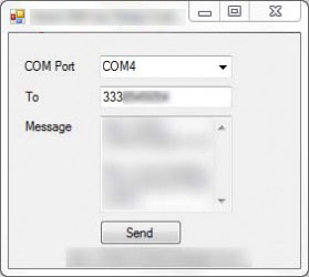 develop Software to send sms from pc