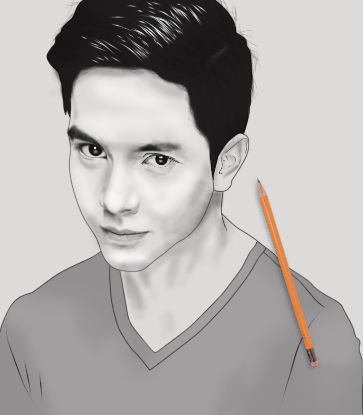 Cheap Realistic Charcoal Sketching