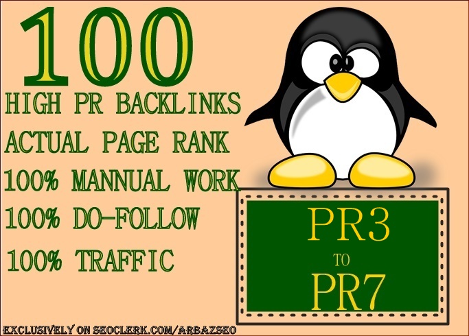 Do Penguin and Panda Safe PR7 To PR3 High PR Blog Comments Backlinks