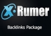 create Xrumer Backlinks 20 000, 30 000, 40 000, 50 000, 100 000, Verified, Do Follow, Publicly Visible Forum Profiles just only