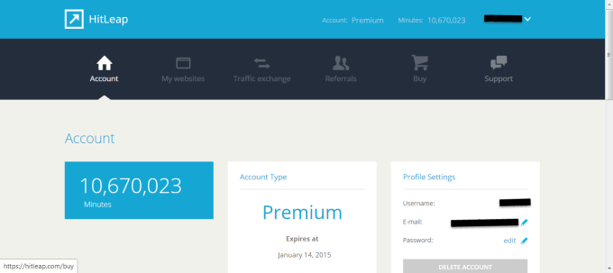refill 125k hits to your premium Hitleap account 